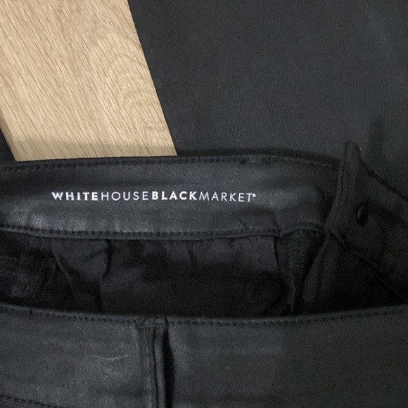 White House Black Market skinny coated jeans - Picture 4 of 12